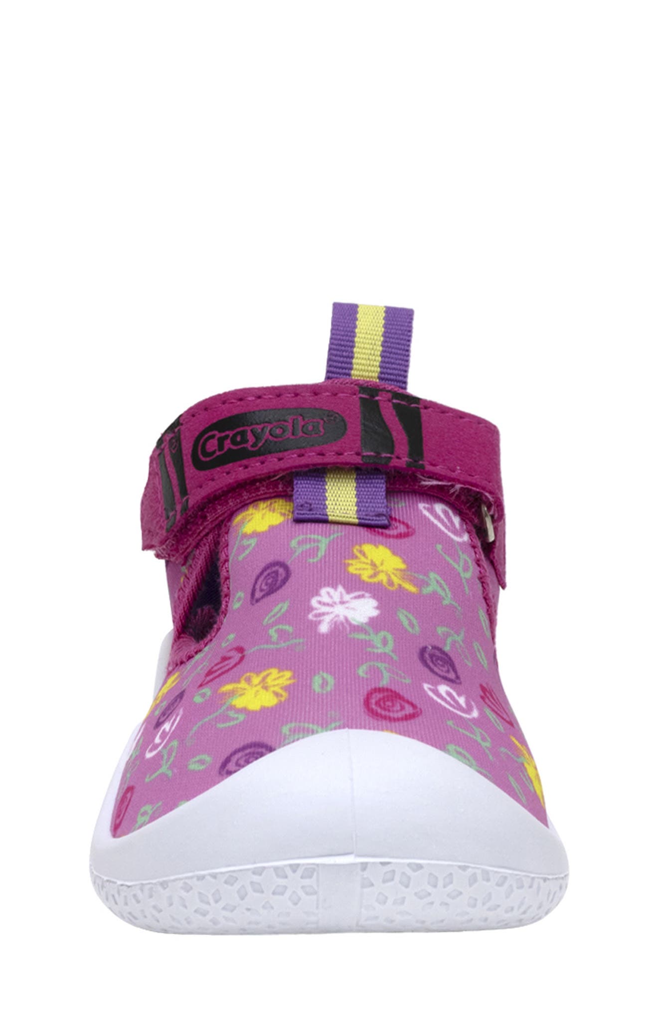 Robeez<sup>®</sup> Kids' Flower Doodles Sandal, Alternate, color, Pink