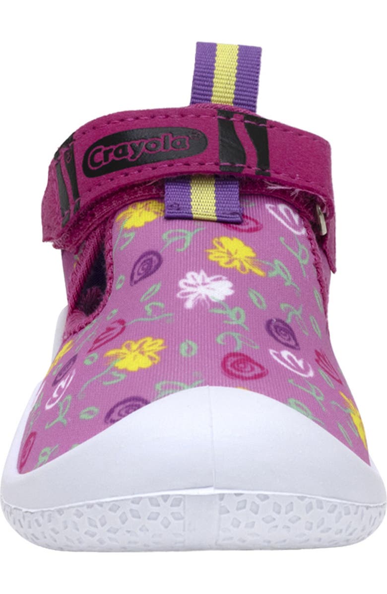 Robeez<sup>®</sup> Kids' Flower Doodles Sandal, Alternate, color, Pink