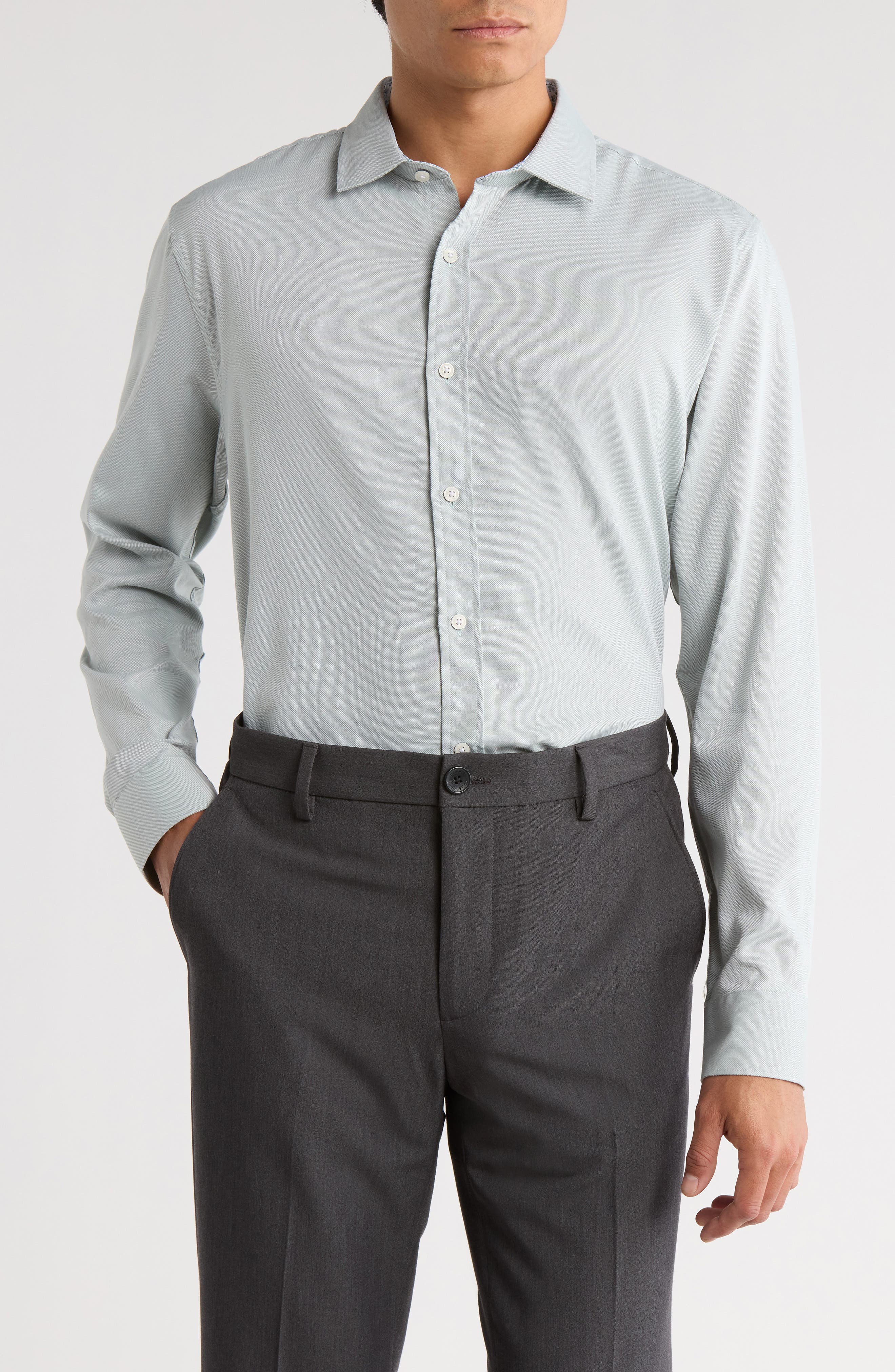 Original Penguin Royal Oxford Slim Fit Dress Shirt