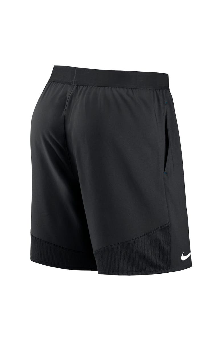 Nike Men's Nike Black Carolina Panthers Stretch Woven Shorts, Alternate, color, 