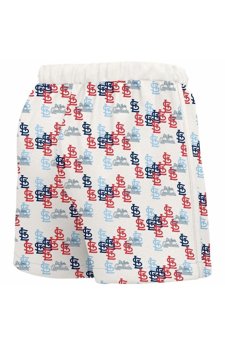 LUSSO Women's Lusso White St. Louis Cardinals Marge Shorts, Alternate, color, White