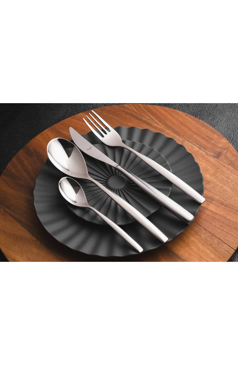 Mepra Stiria Flatware Set - 24 Pieces, Alternate, color, Silver