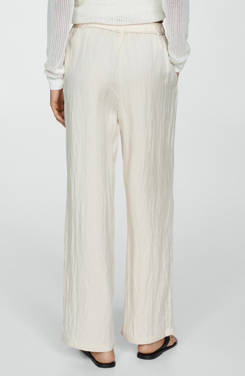 MANGO Pull-On Relaxed Straight Leg Pants, Alternate, color, 