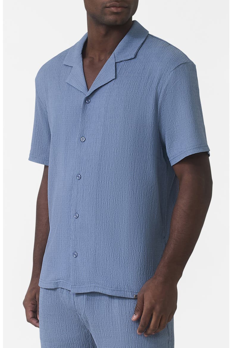 Eivissa Relaxed Fit Shirt, Alternate, color, Medium Blue