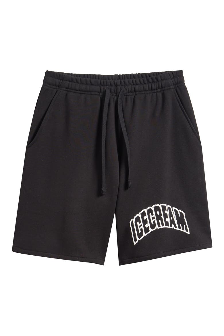 Softee Cotton French Terry Shorts, Alternate, color, BLACK
