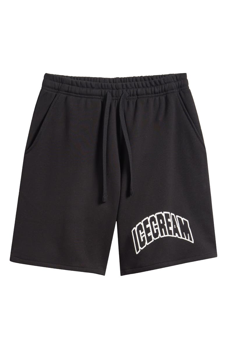 ICECREAM Softee Cotton French Terry Shorts, Alternate, color, Black