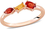 DELMAR Multiple Cut Sapphire Stacking Ring
