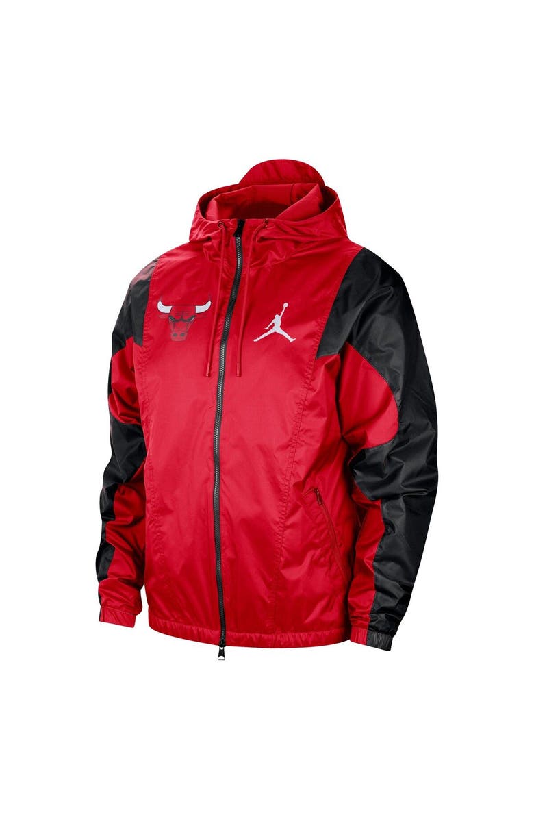 Jordan Brand Men's Jordan Brand Red Chicago Bulls Authentic Statement Edition Full-Zip Windbreaker, Alternate, color,
