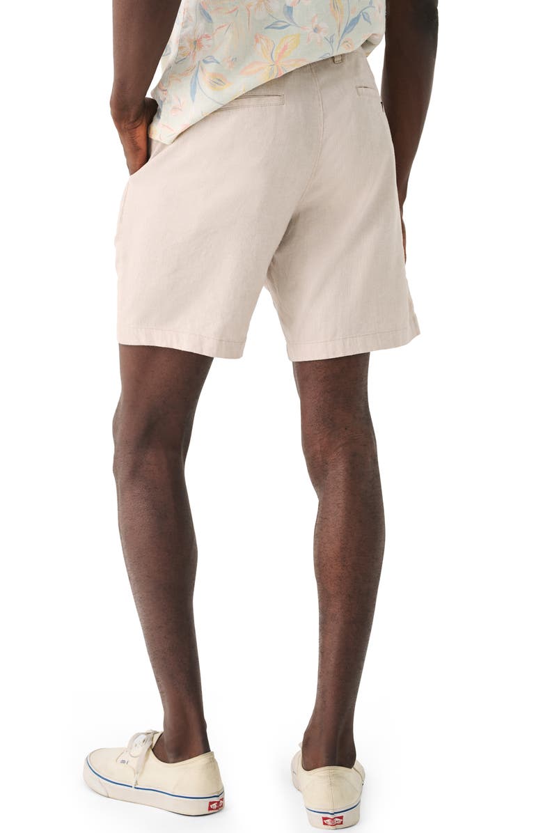 Faherty Tradewindes Linen Blend Chino Shorts, Alternate, color, 