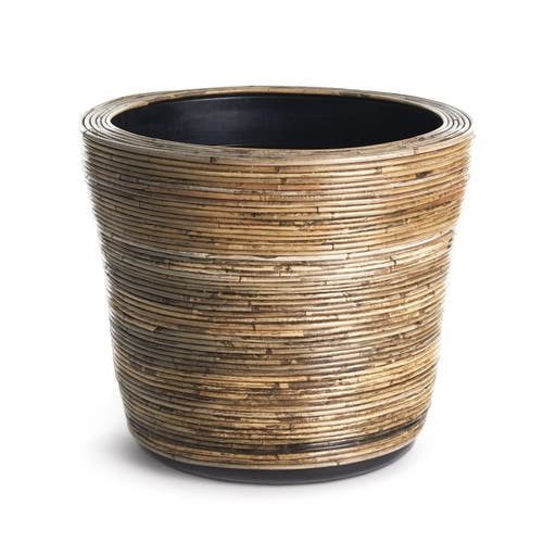 Napa Home & Garden Wrapped Dry Basket Planter 20.75" In Brown