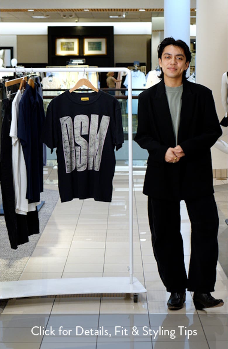 Stretch Logo Cotton Graphic T-Shirt, sales video thumbnail