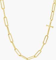 Rizen Jewelry Chain Breaker Cross Necklace