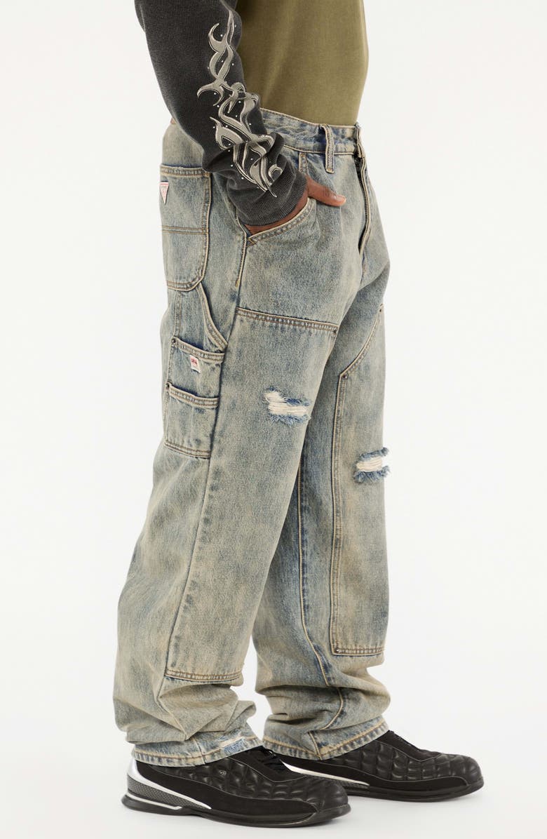 GUESS ORIGINALS Paneled Carpenter Jeans, Alternate, color, 