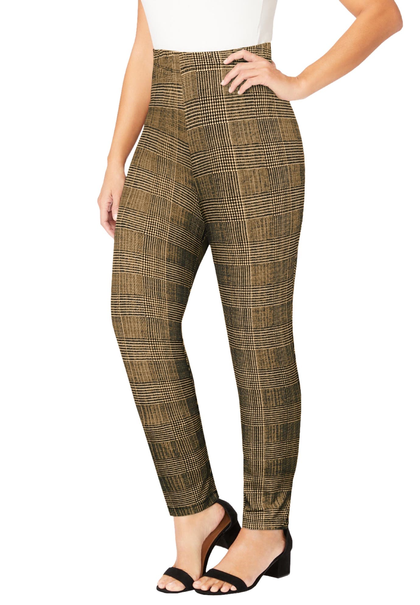 SOFT CAMEL GLEN PLAID