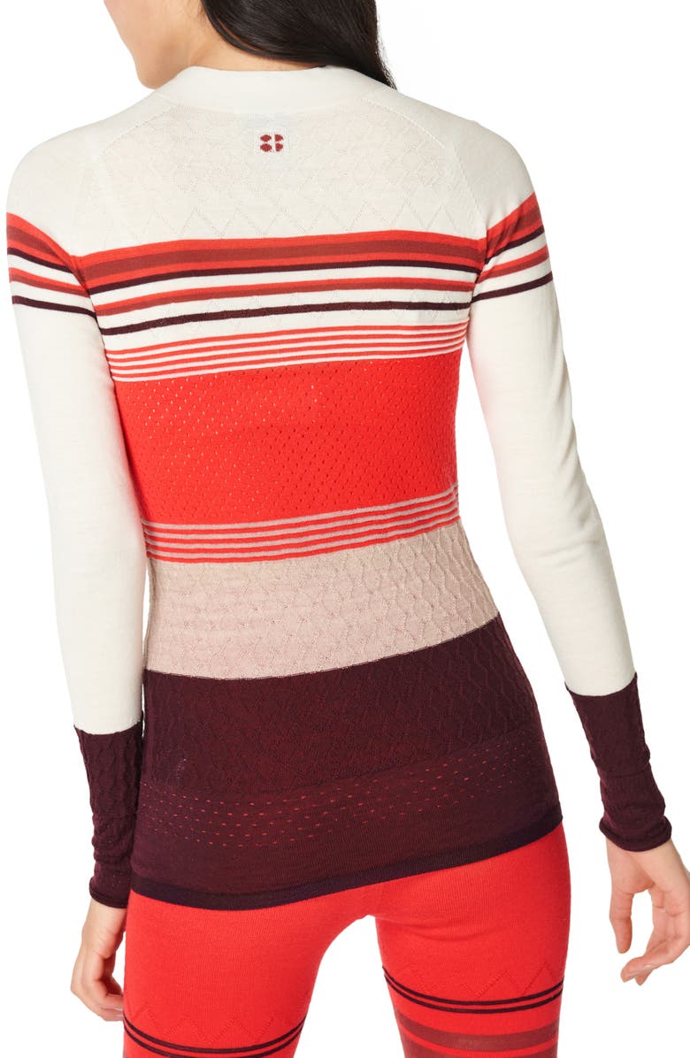 Sweaty Betty Merino Base Layer Mock Neck Sweater, Alternate, color, 
