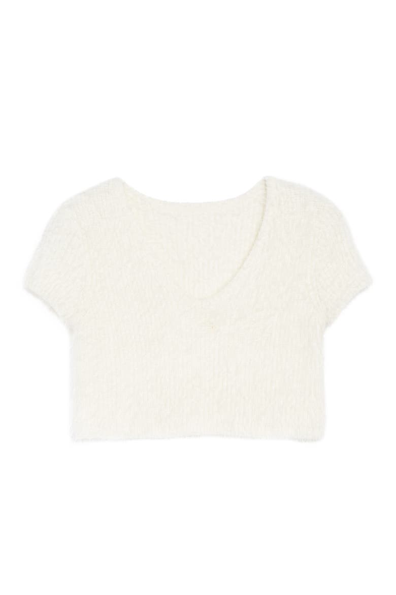 Oracle Crop Sweater, Alternate, color, IVORY