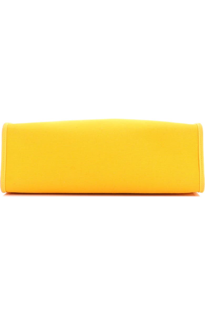 Pre-Owned Hermes Herbag Zip Leather and Toile 31, Alternate, color, Jaune D'or