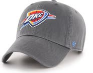 '47 Men's '47 Charcoal Oklahoma City Thunder Core Clean Up Adjustable Hat