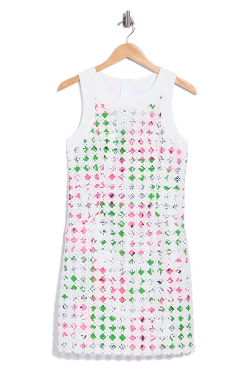 Lydon Lace Shift Dress, Main, color, PINK