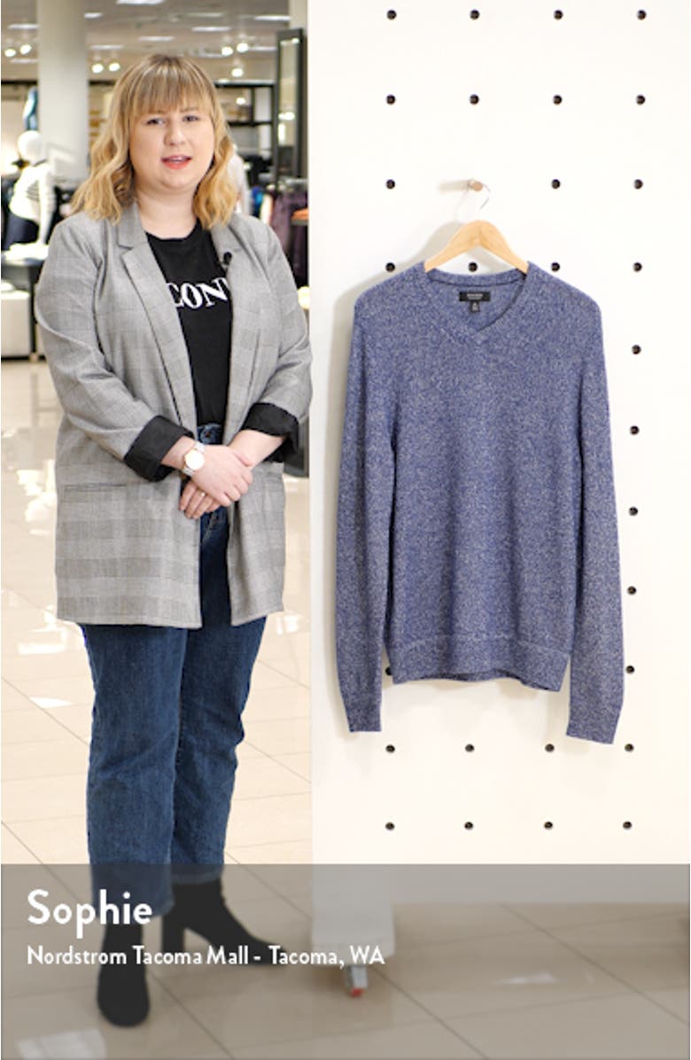 Cashmere & Silk V-Neck Sweater, sales video thumbnail