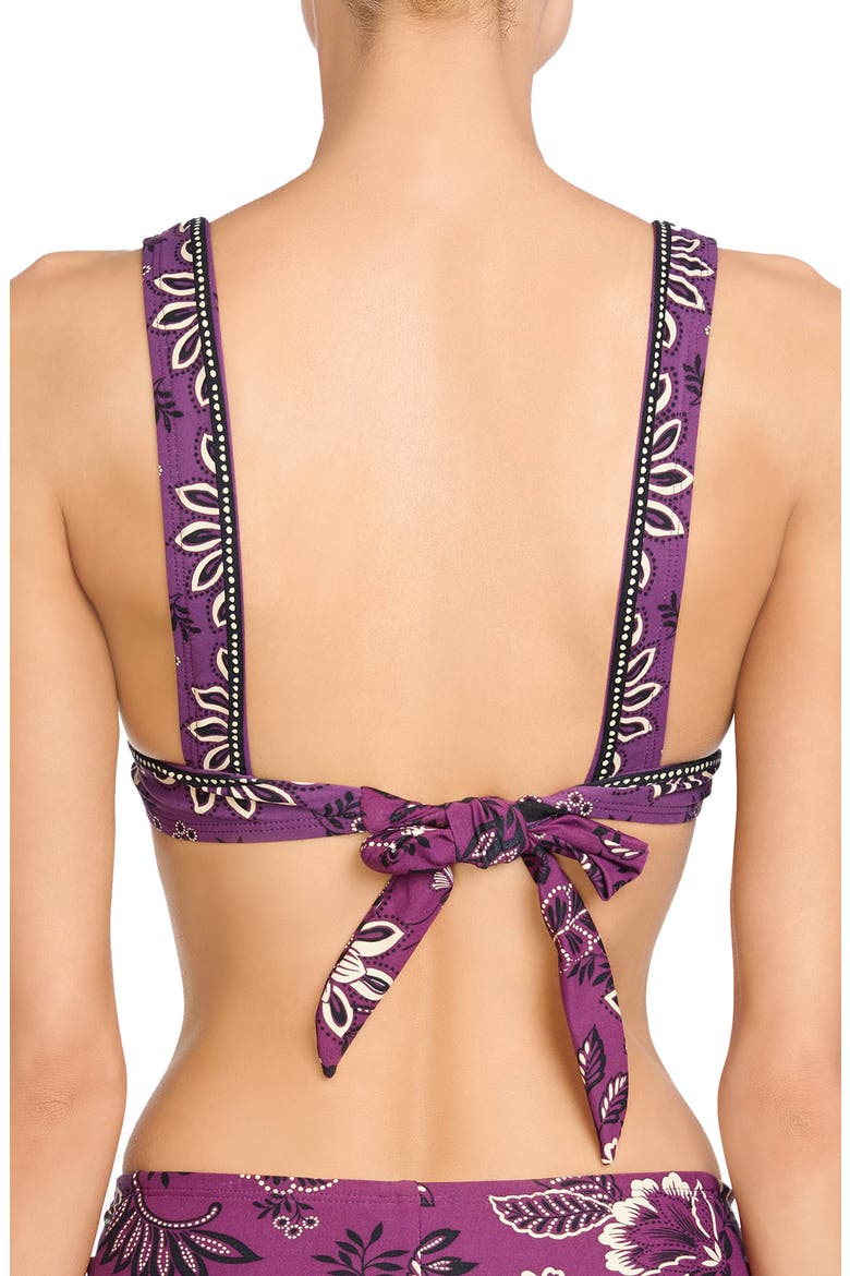 Apollonia Triangle Bikini Top, Alternate, color, VIOLA