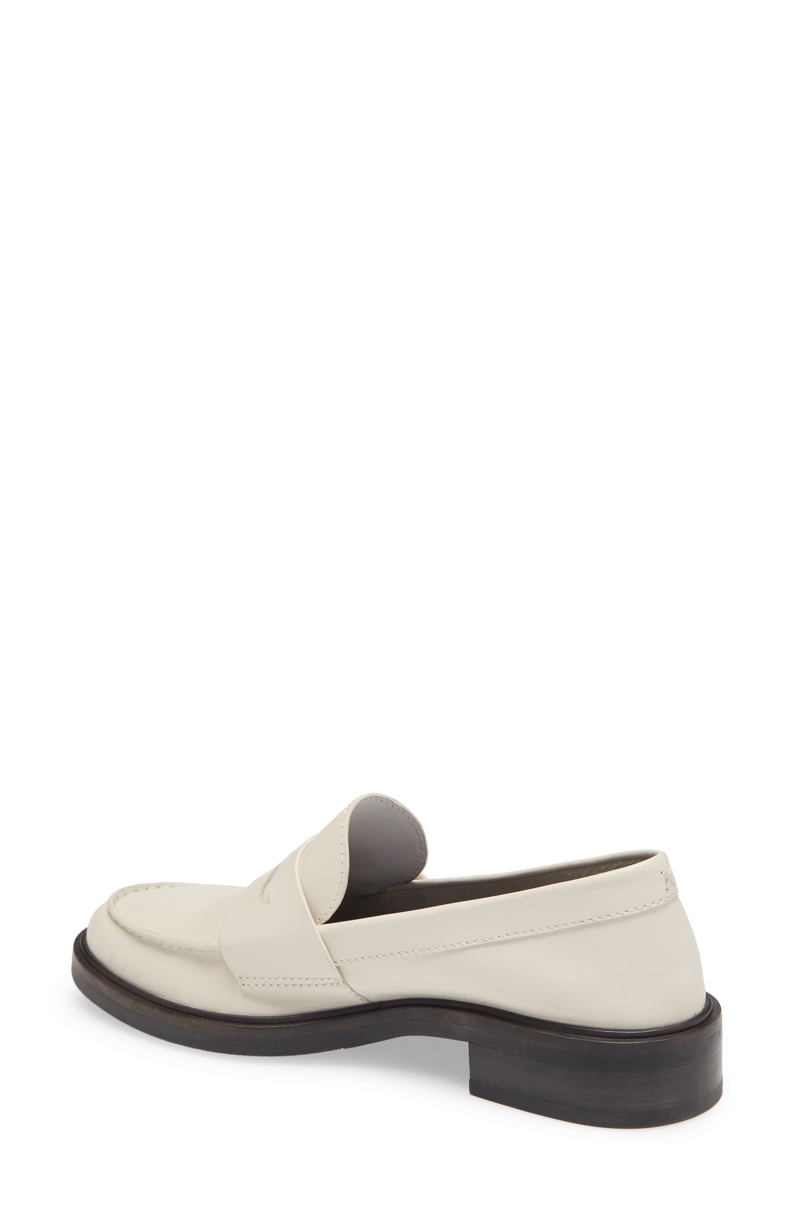 Slayton Leather Loafer, Alternate, color, ANTIQUE WHITE