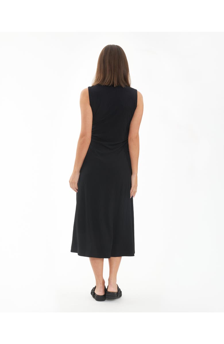 Ripe Maternity Carol Rib A-line Dress, Alternate, color, Black