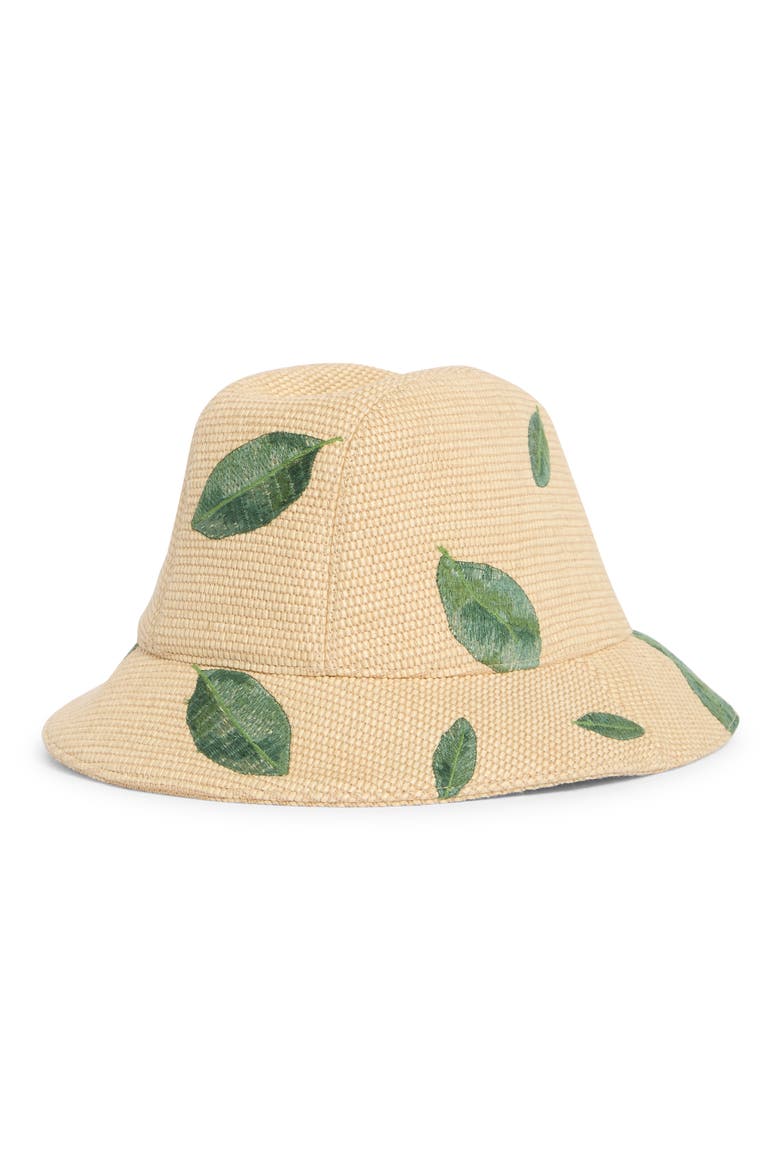 Embroidered Bucket Hat, Alternate, color, KHAKI