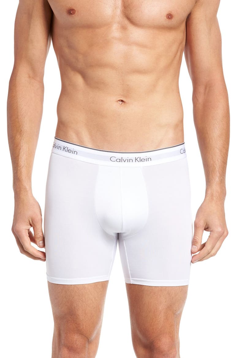3-Pack Micro Stretch Boxer Briefs, Alternate, color, WHITE