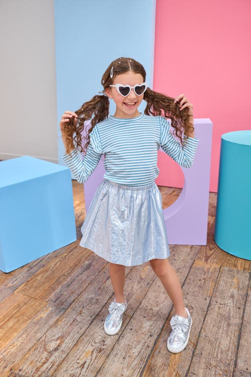 Bisby Kids' Sparkle Sadie Top In Blue