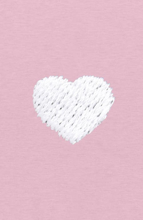 Dalix Womens Lil Heart Midweight Hooded Sweatshirt In Pink
