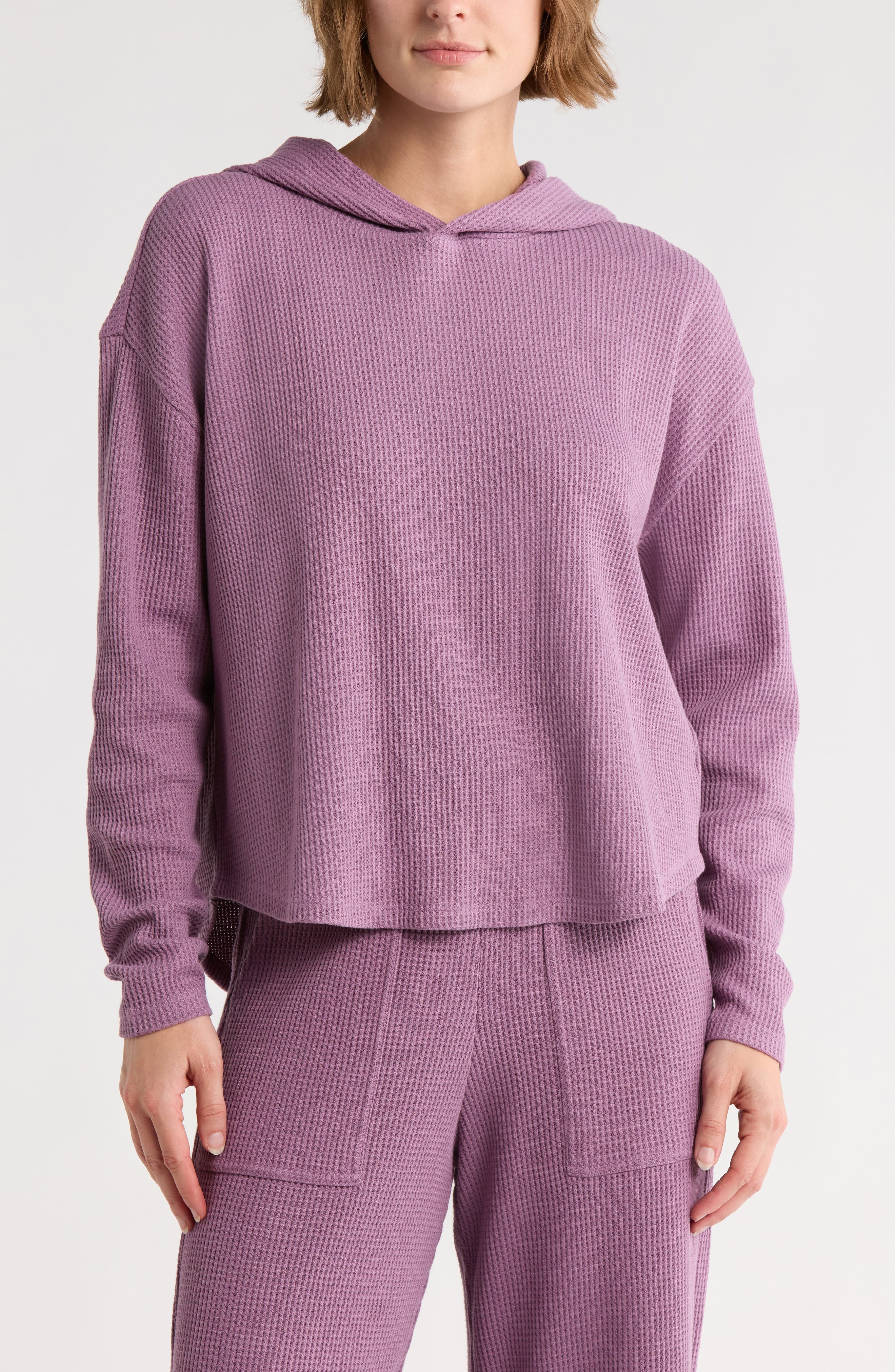 Z by Zella Reset Waffle Stitch Hoodie