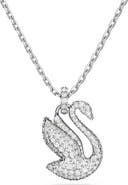 Swarovski Swan Crystal Pendant Necklace