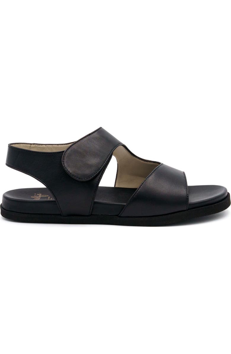 Amalfi by Rangoni Beata Sandal, Alternate, color, Black Parmasoft