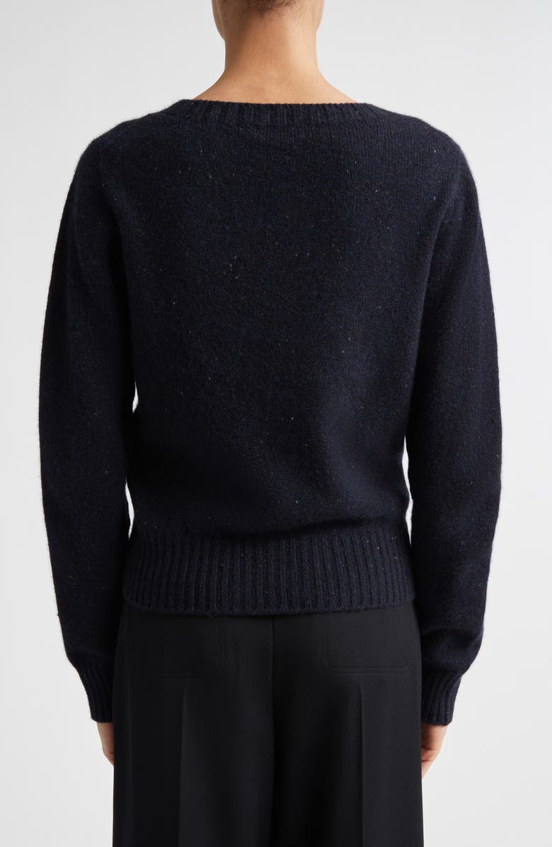 Johnstons of Elgin Cairn Donegal Cashmere Crewneck Sweater, Alternate, color, Northscape Donegal