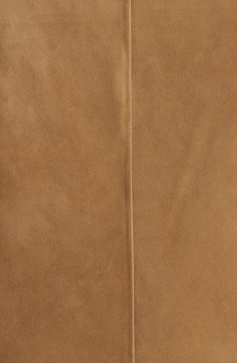 BOSS Marens Leather Vest, Alternate, color, Open Beige