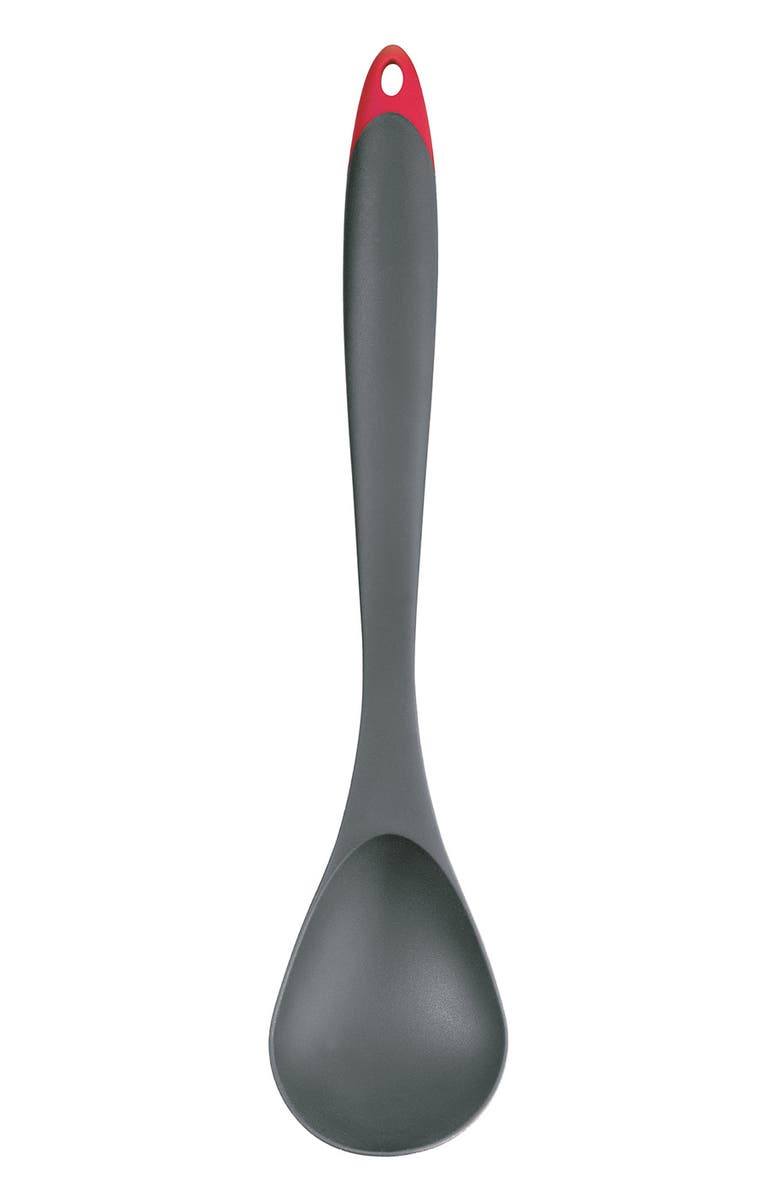 CUISIPRO 11.75-Inch Fiberglass Basting Spoon, Main, color, Black