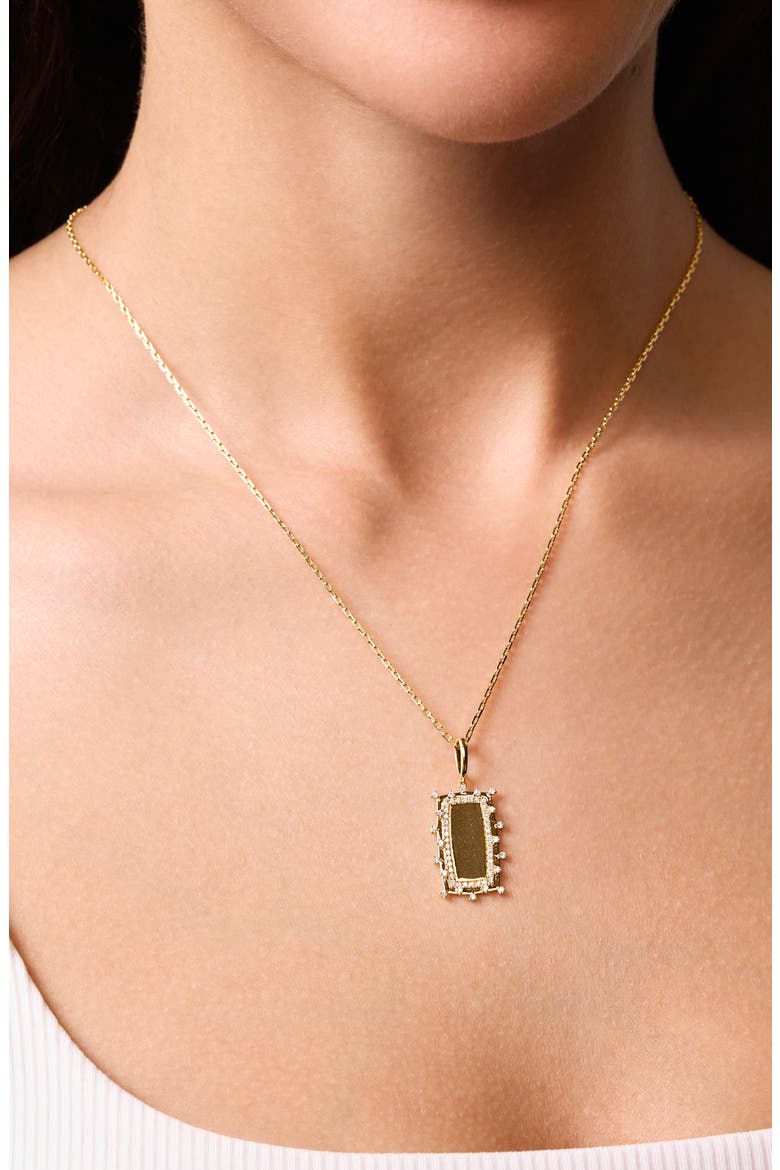 Kiera Diamond Pendant Necklace, Alternate, color, 18K YELLOW GOLD