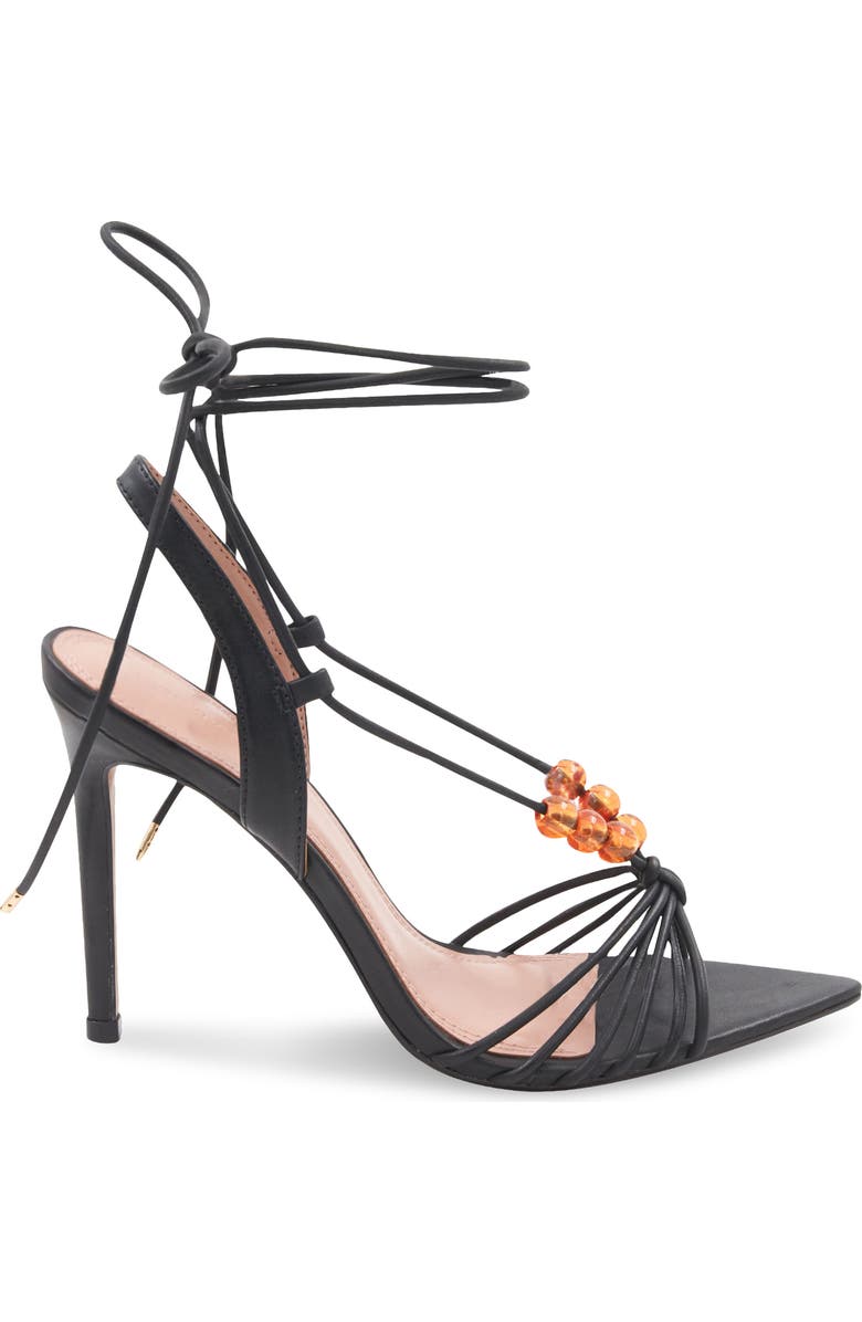 BCBGMAXAZRIA Thelma Ankle Wrap Sandal, Alternate, color, Black