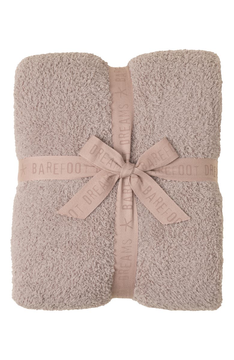 Barefoot Dreams<sup>®</sup> CozyChic<sup>™</sup> Colorblock Throw Blanket, Alternate, color, Taupe Multi