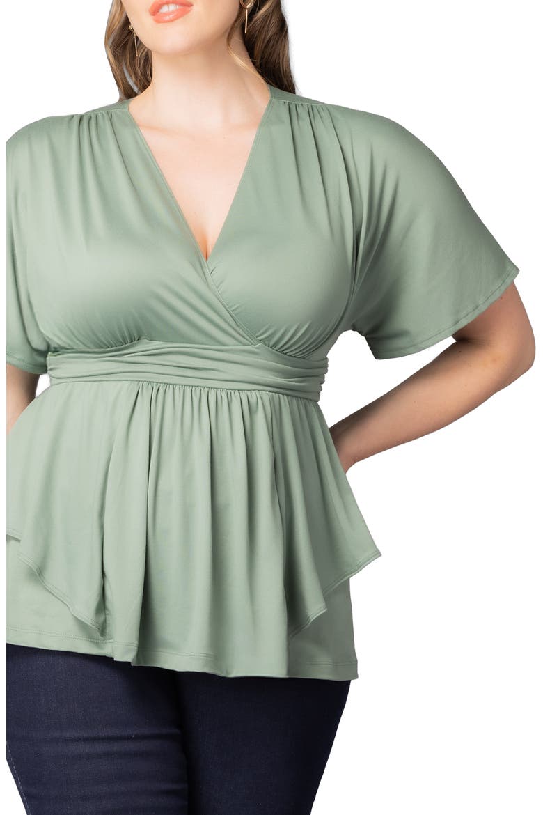 Promenade Top, Alternate, color, SAGE