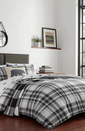 Eddie Bauer Coal Creek Plaid Twin Comforter & Sham Set