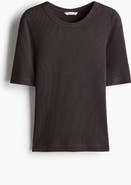 H&M Ribbed Silk-blend Top