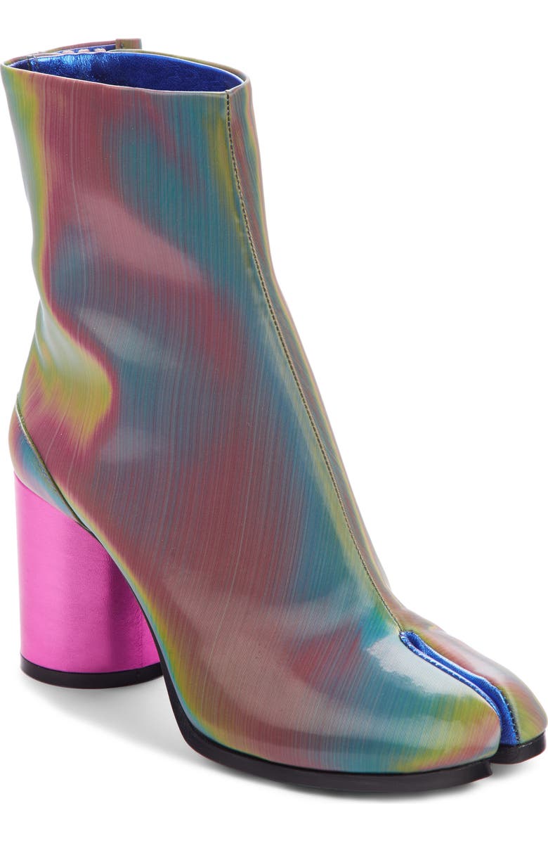 Maison Margiela Tabi Iridescent Boot, Main, color,