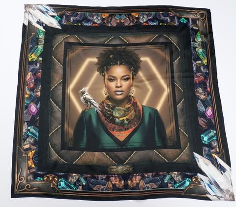 Prism's Of Unwritten Histories Silk Scarf