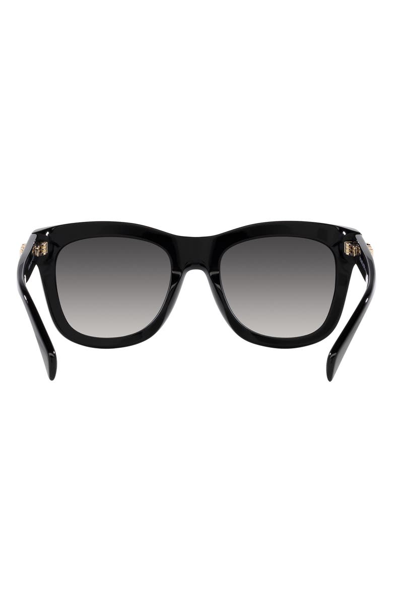 Michael Kors Empire 52mm Square Sunglasses, Alternate, color, Black