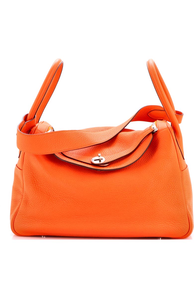 Pre-Owned Hermes Lindy Bag Clemence 30, Main, color, Feu