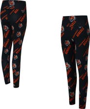 CONCEPTS SPORT Women's Concepts Sport Black Cincinnati Bengals Mosaic Allover Print Leggings