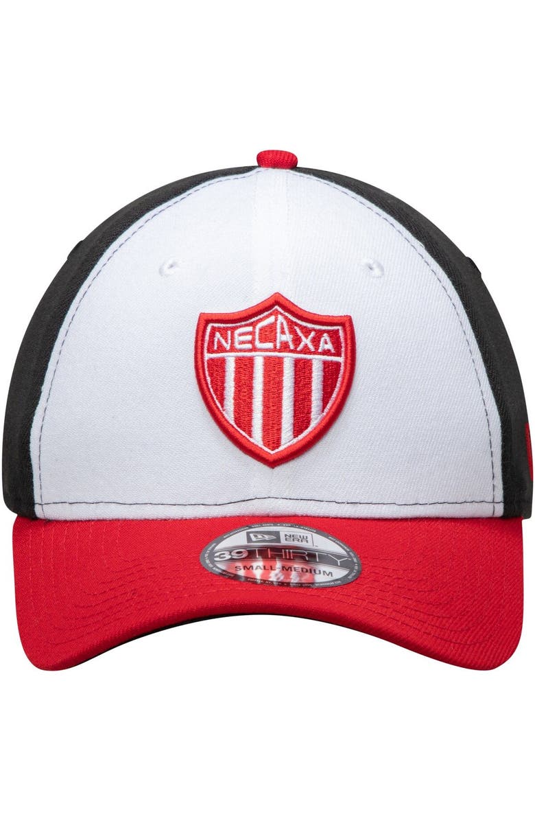 New Era Men's New Era White Club Necaxa Team 39THIRTY Flex Hat, Alternate, color,