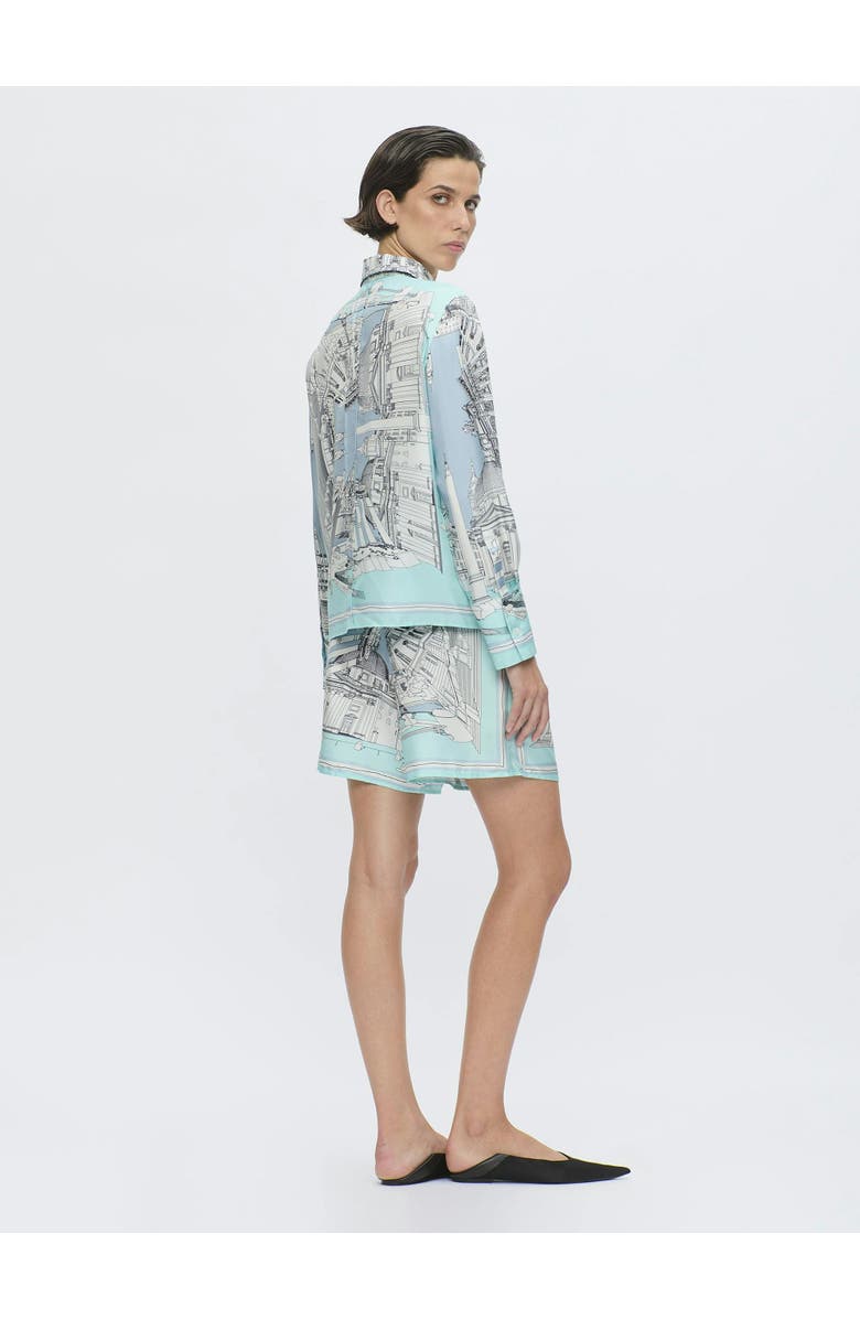 Callas Milano CAMERON Rome scarf shirt, Alternate, color, Blue